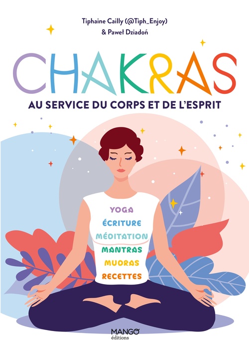 Couverture ebook de Chakras, de Tiphaine Cailly, Pawel Dziadon