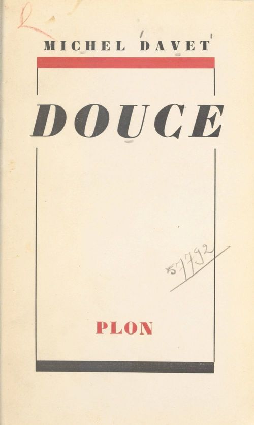 ebook cover of Douce, by Michel Davet