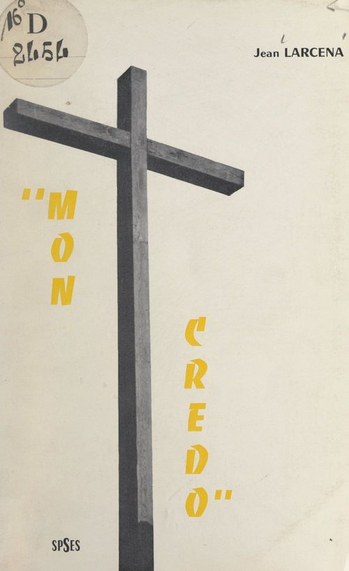 ebook cover of Mon credo, by Jean Larcena