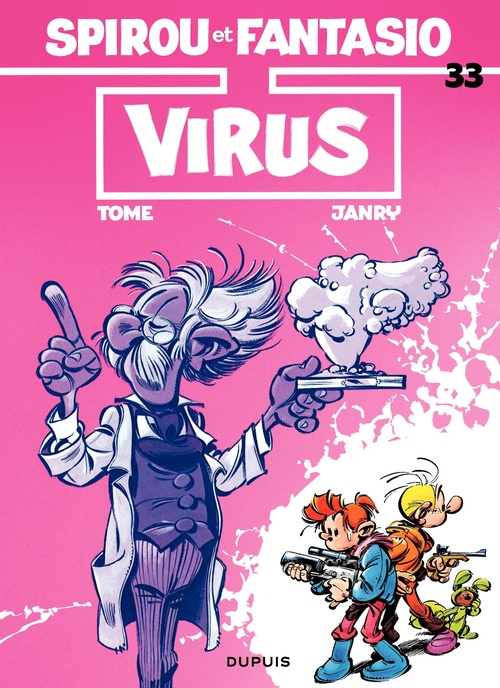 Couverture ebook de Spirou et Fantasio - Tome 33 - Virus, de Janry, Tome