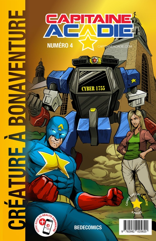 ebook cover of Capitaine Acadie T.4 - Créature à Bonaventure, by Daniel Bouffard, Dany Bouffard