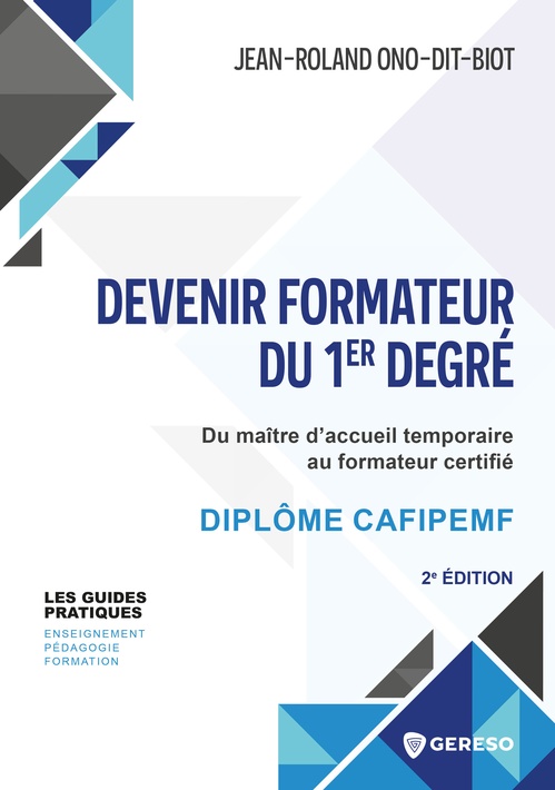 ebook cover of Devenir formateur du 1er degré, by Jean-Roland Ono-dit-Biot