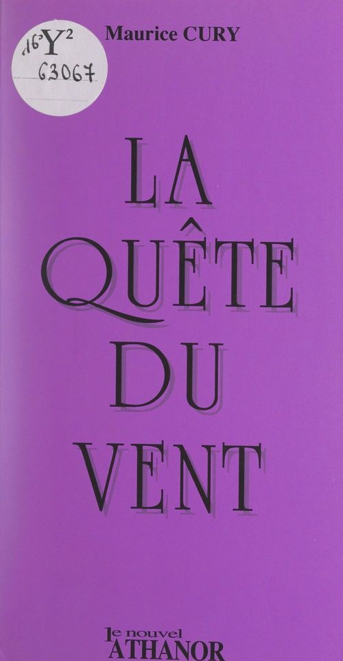 Couverture ebook de La quête du vent, de Maurice Cury