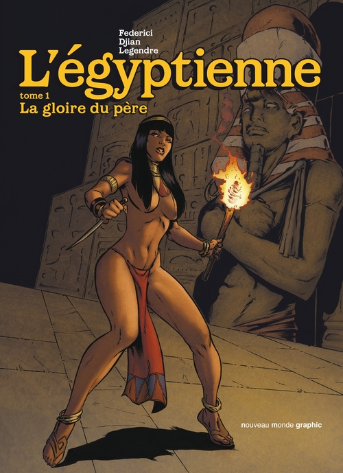 Couverture ebook de L'Egyptienne, tome 1, de Jean-Blaise Djian, Frederico Vincenzo