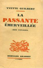 Couverture ebook de La passante émerveillée, de Yvette Guilbert