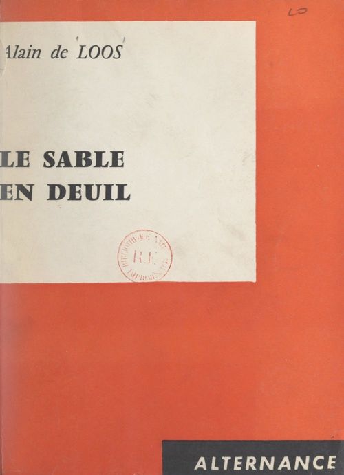 Couverture ebook de Le sable en deuil, de Alain De Loos