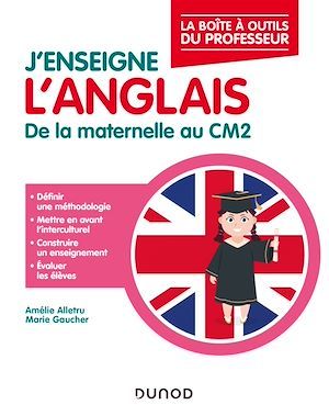 Couverture ebook de J'enseigne l'anglais, de Amélie Alletru, Marie Gaucher