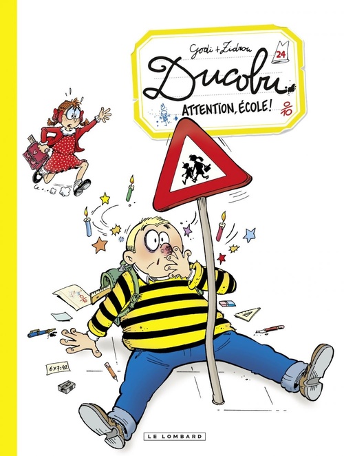 ebook cover of L'Elève Ducobu - Tome 24 - Attention, école!, by Zidrou, Godi