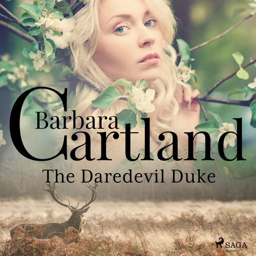 audiobook cover of The Daredevil Duke, by Barbara Cartland