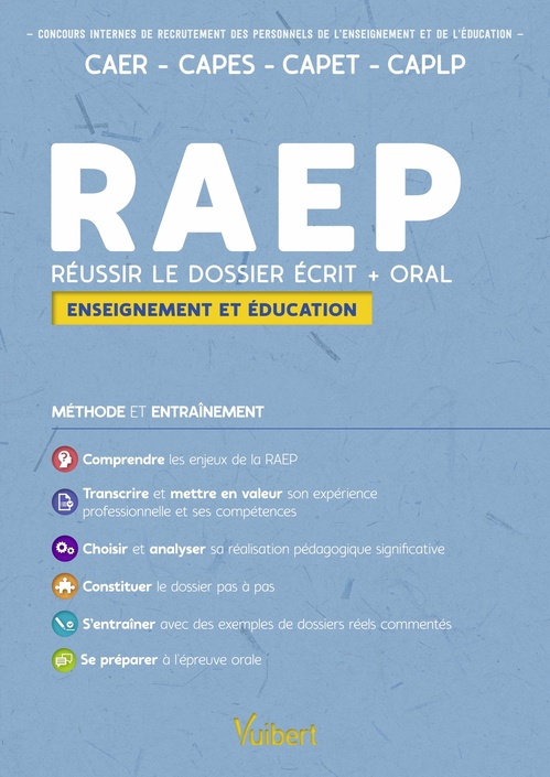 Couverture ebook de RAEP Enseignement et éducation - Dossier et entretien, de Mathieu Clouet, François Sirel