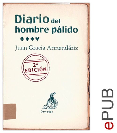 ebook cover of Diario del hombre pálido, by Juan García Armendáriz