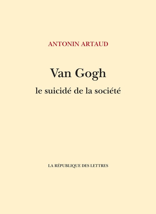 ebook cover of Van Gogh le suicidé de la société, by Antonin Artaud