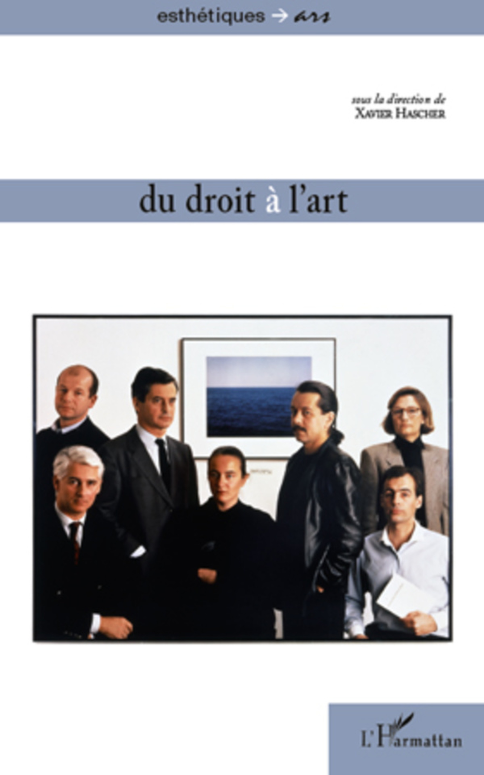 Couverture ebook de Du droit à l'art, de Xavier Hascher