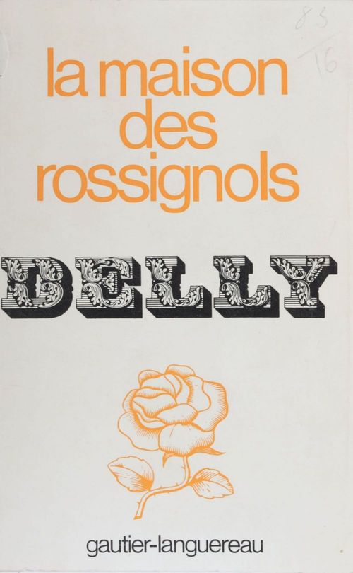 Couverture ebook de La Maison des rossignols, de Delly
