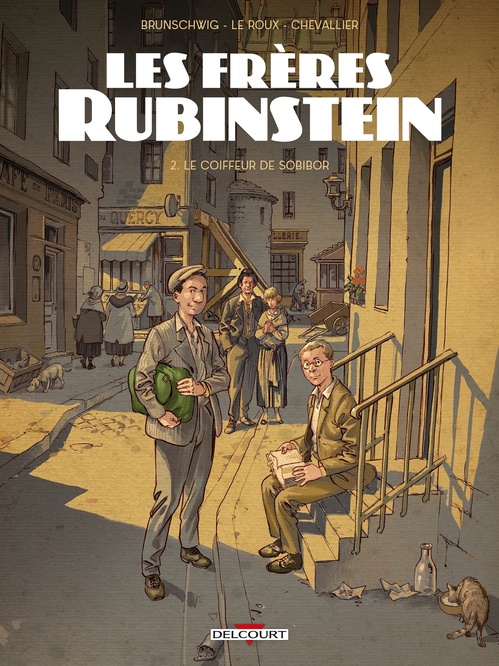 ebook cover of Les Frères Rubinstein T02 - Le Coiffeur de Sobibor, by Luc Brunschwig, Etienne Le Roux, Loïc Chevallier