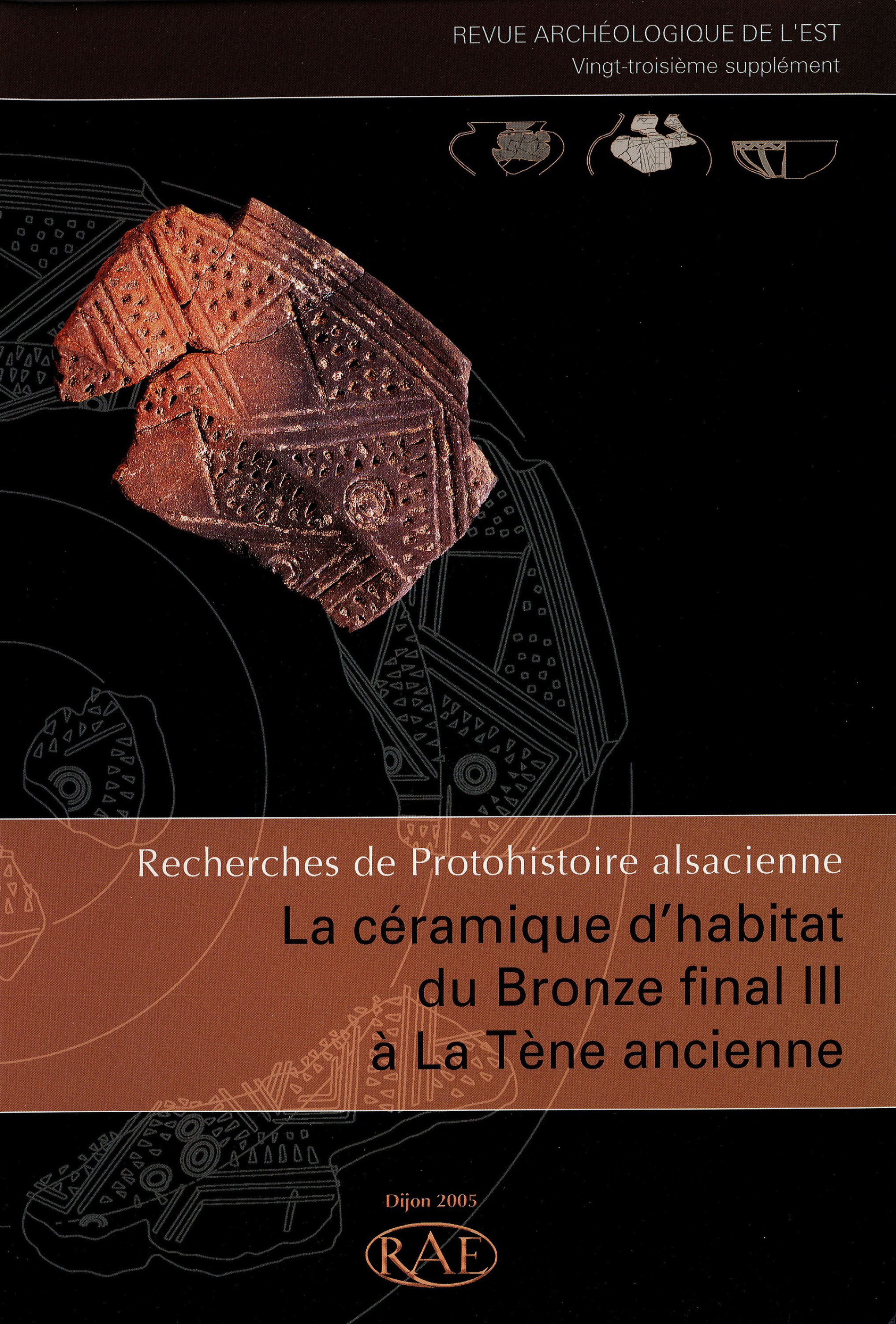 Couverture ebook de Recherches de Protohistoire alsacienne, de Revue Archeologique De L'Est