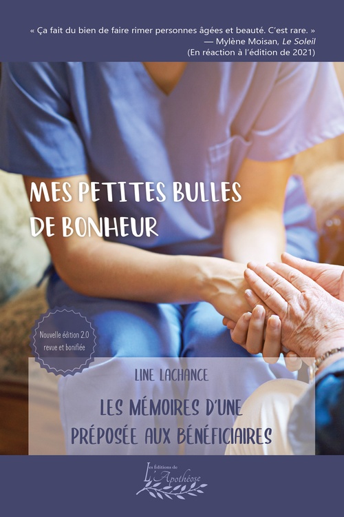 Couverture ebook de Mes petites bulles de bonheur, de Line Lachance