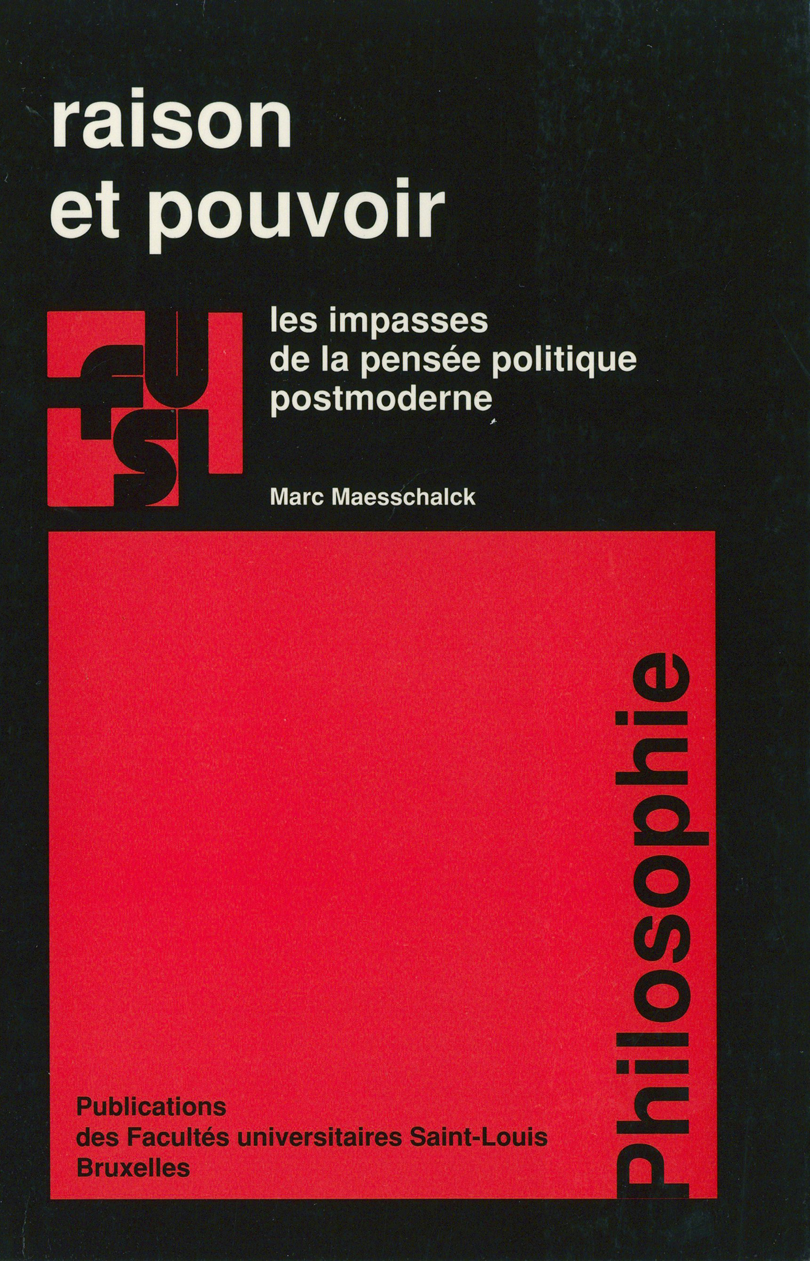 ebook cover of Raison et pouvoir, by Marc Maesschalck
