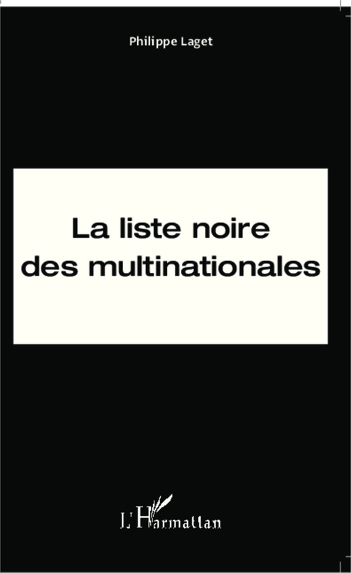Couverture ebook de La liste noire des multinationales, de Philippe Laget