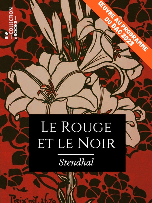 Couverture ebook de Le Rouge et le Noir, de Stendhal
