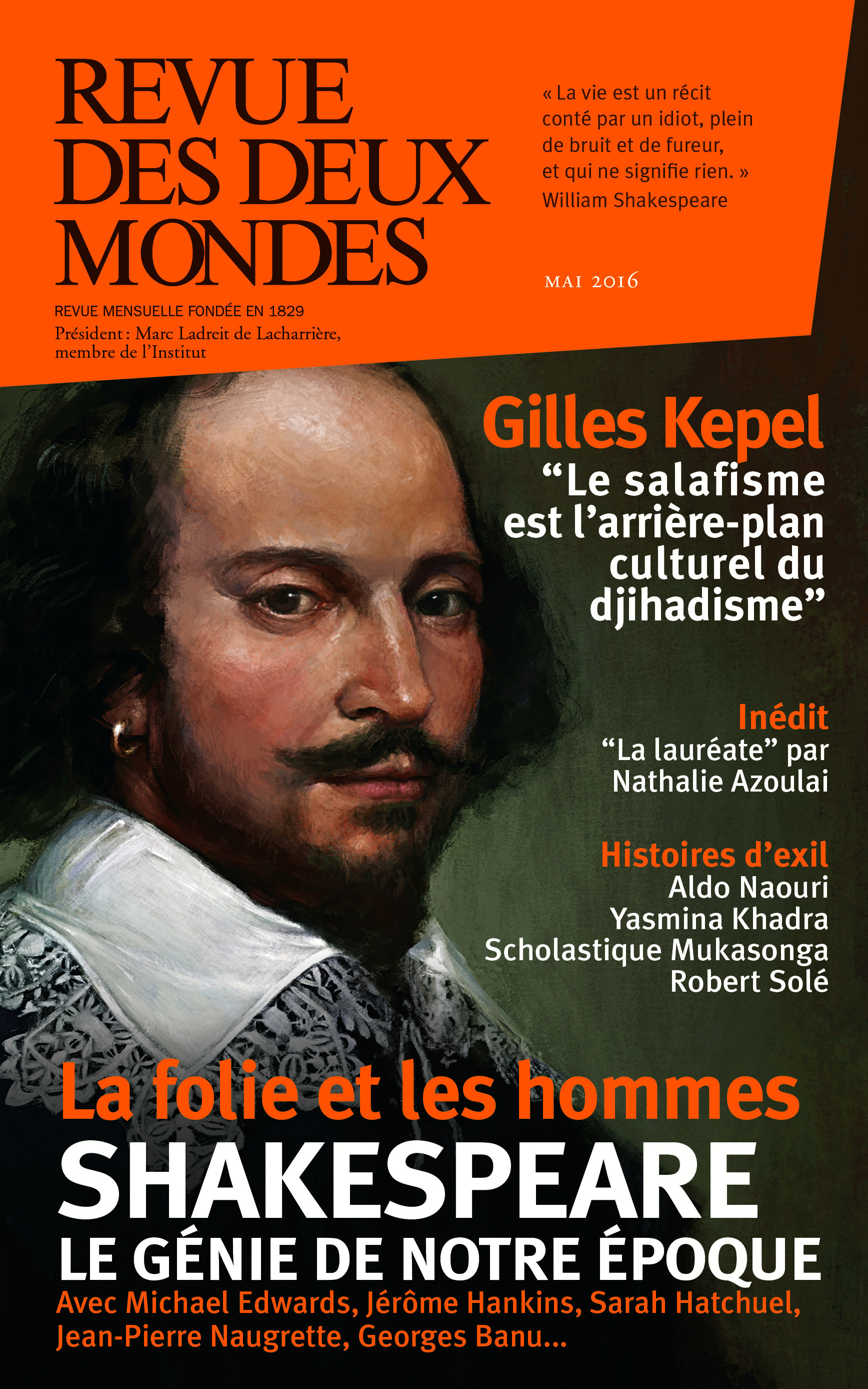 Couverture ebook de Revue des Deux Mondes mai 2016, de Revue Des Deux Mondes