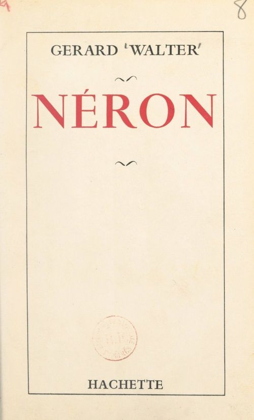 ebook cover of Néron, by Gérard Walter