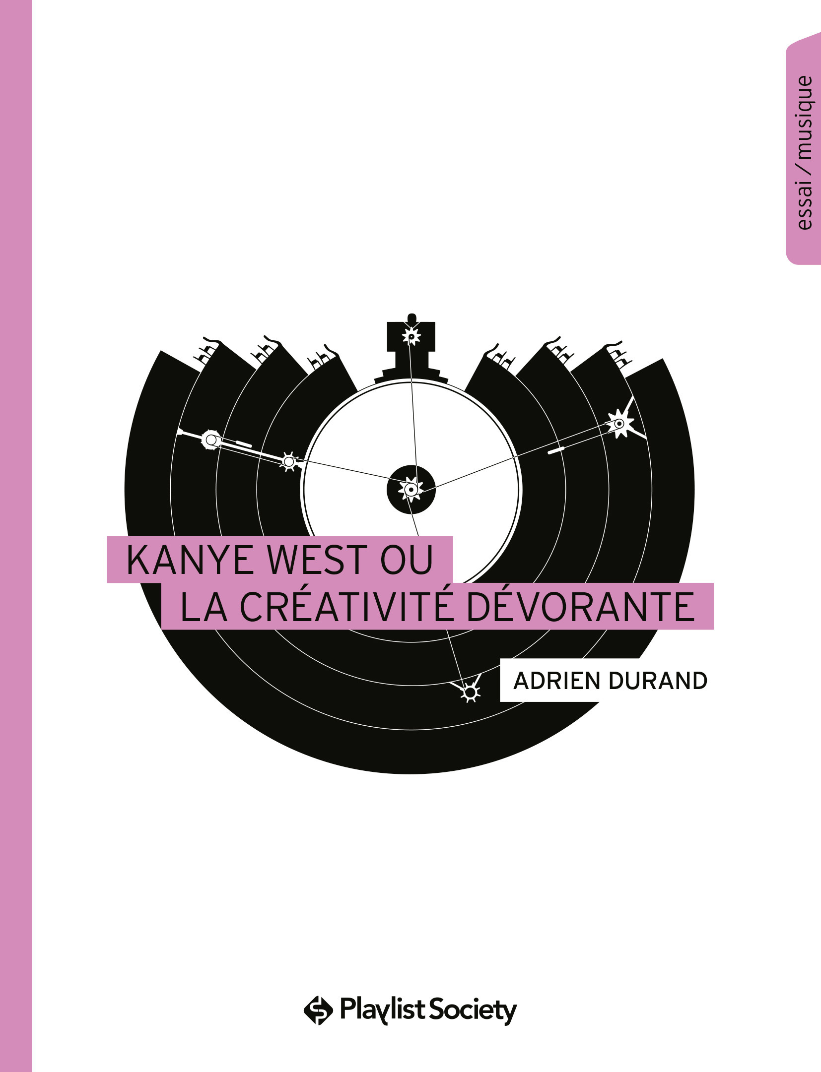 Couverture ebook de Kanye West ou la creativite devorante, de Adrien Durand