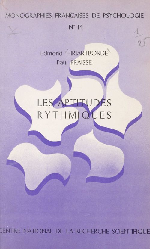 ebook cover of Les aptitudes rythmiques, by Edmond Hiriartborde, Paul Fraisse