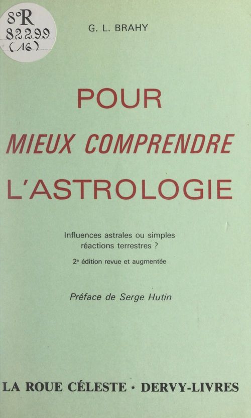 ebook cover of Pour mieux comprendre l'astrologie, by Gustave-Lambert Brahy