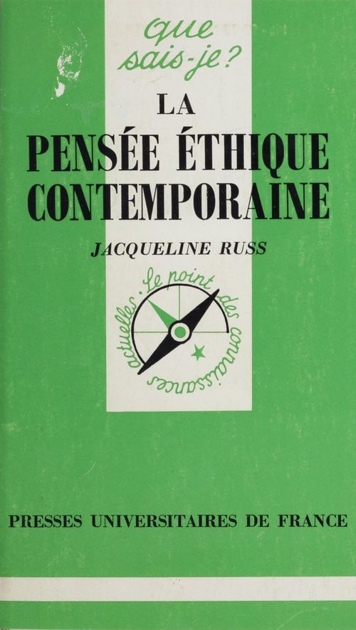 Couverture ebook de La pensée éthique contemporaine, de Jacqueline Russ