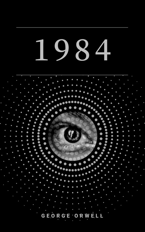ebook cover of 1984, by George Orwell