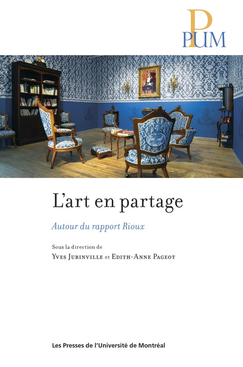 ebook cover of L'art en partage, by Collectif, Yves Jubinville, Edith-Anne Pageot