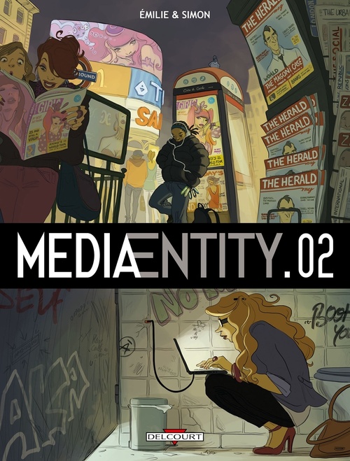 Couverture ebook de MediaEntity T02, de Simon, Emilie
