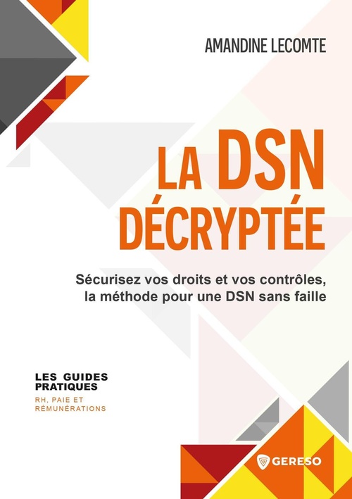 Couverture ebook de La dsn décryptée, de Amandine Lecomte