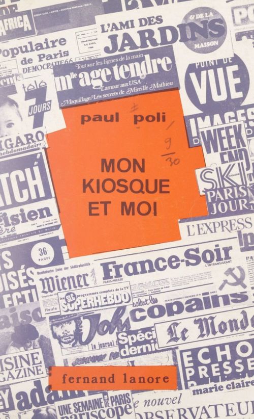 Couverture ebook de Mon kiosque et moi, de Paul Poli
