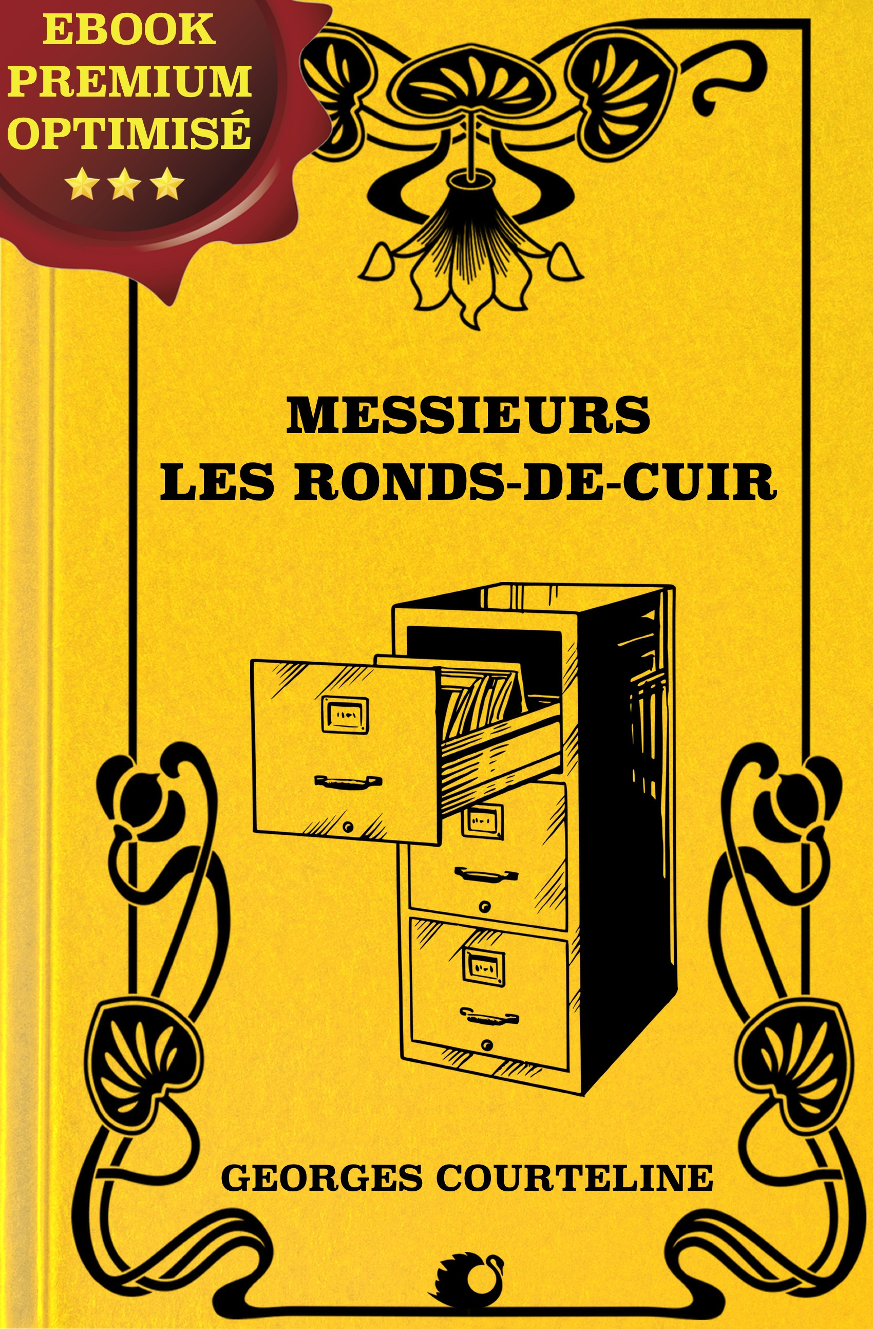 ebook cover of Messieurs les ronds-de-cuir, by Georges Courteline