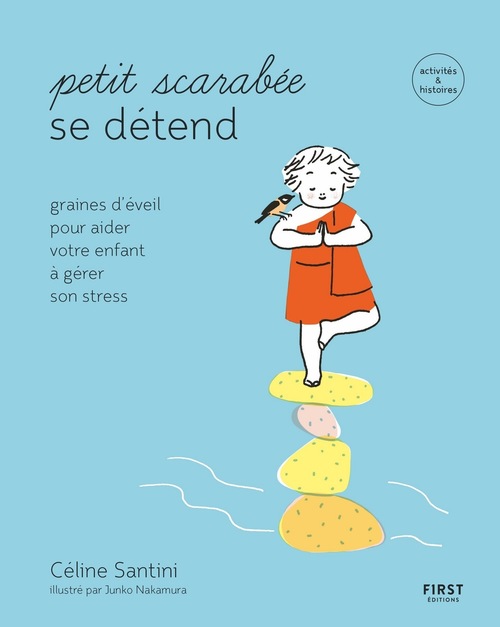Couverture ebook de Petit scarabée se détend, de Céline Santini