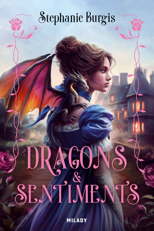 Couverture ebook de Régence & Dragons, T1 : Dragons et sentiments, de Stephanie Burgis