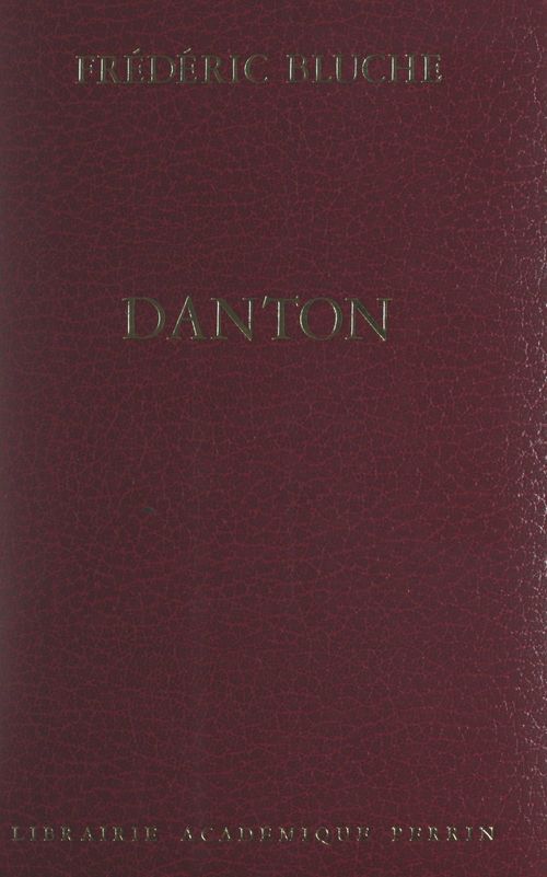 Couverture ebook de Danton, de Frédéric Bluche