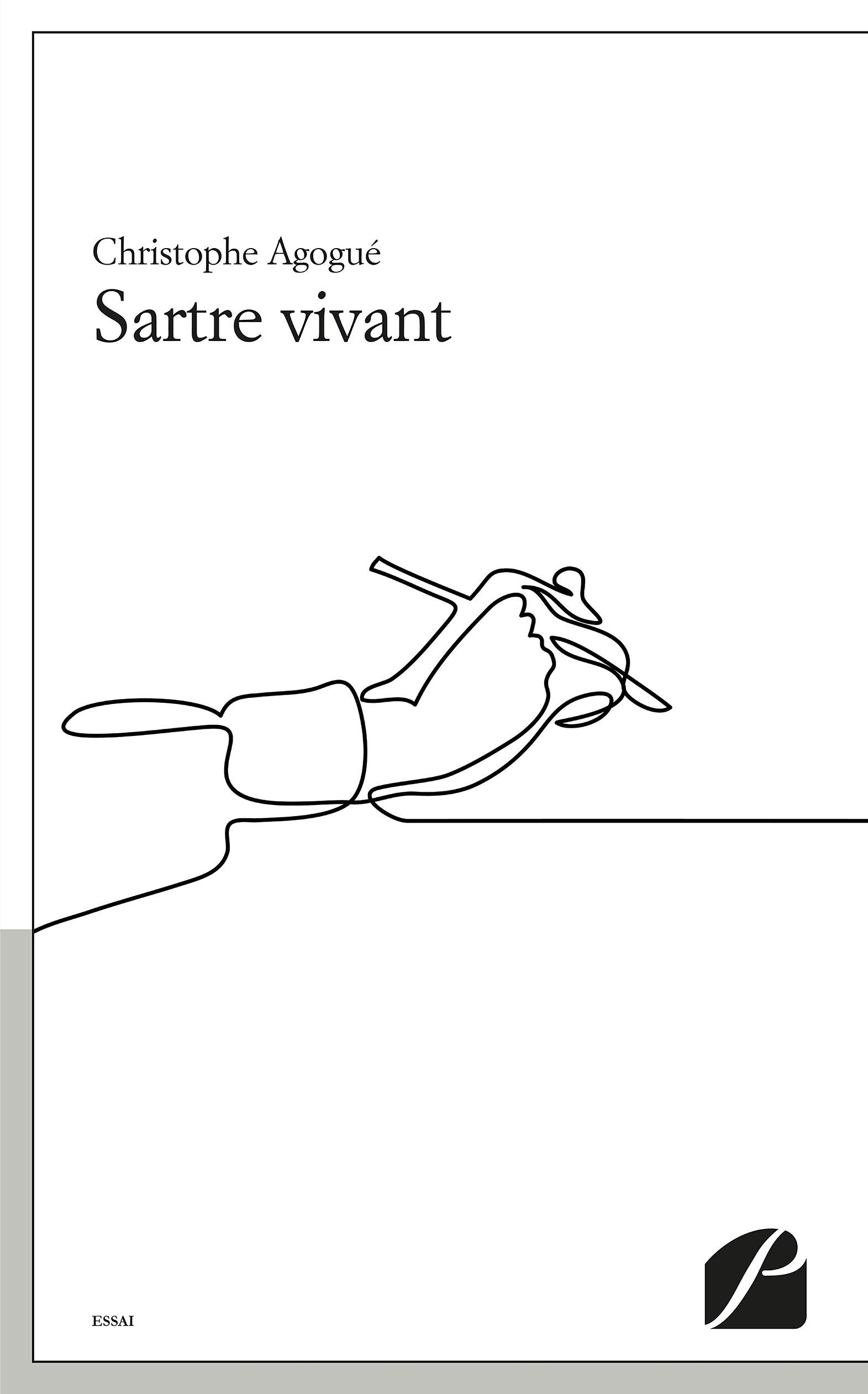ebook cover of Sartre vivant, by Christophe Agogué