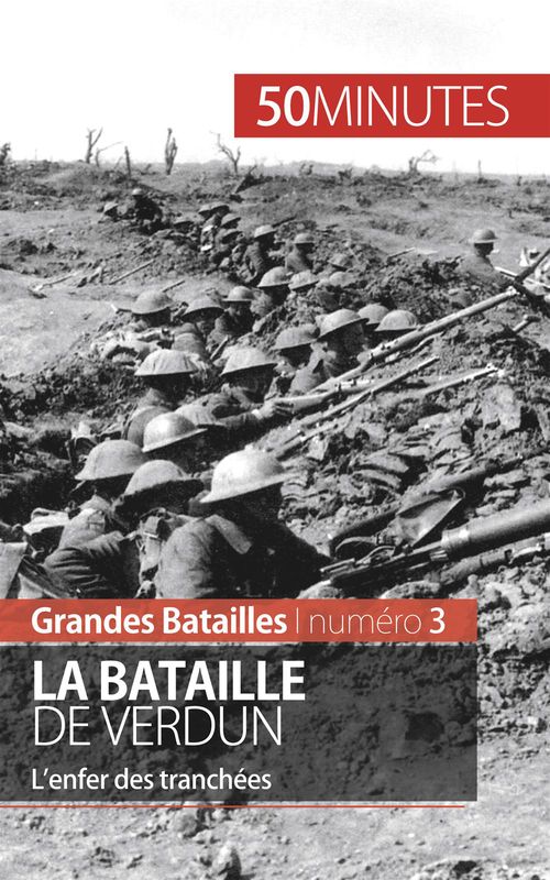 Couverture ebook de La bataille de Verdun, de Romain Parmentier