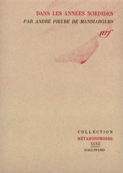 Couverture ebook de Dans les années sordides, de Pieyre De Mandiargue