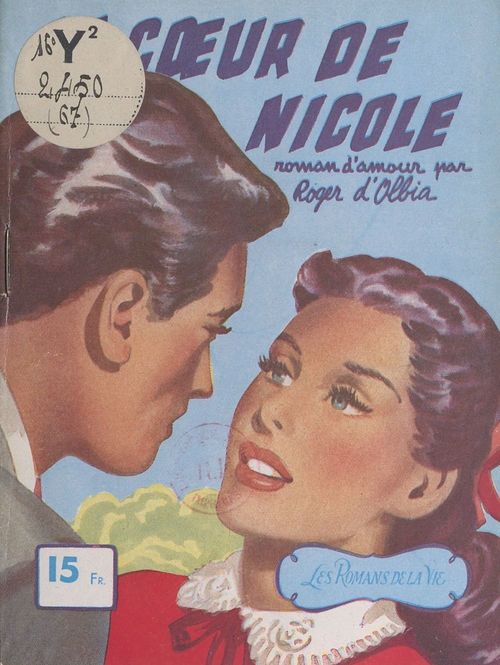 Couverture ebook de Le coeur de Nicole, de Roger D'Olbia
