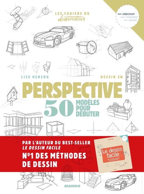 Couverture ebook de Dessin en perspective, de Lise Herzog