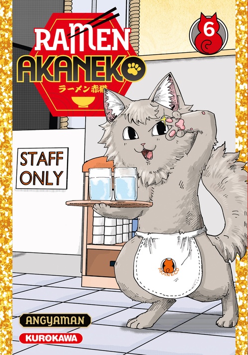 ebook cover of Ramen Akaneko - Tome 6, by Angyaman, Mathilde Vaillant