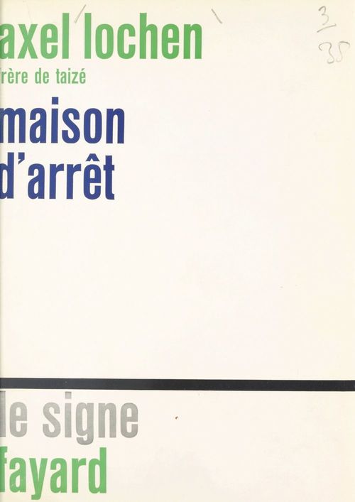 Couverture ebook de Maison d'arrêt, de Axel Lochen