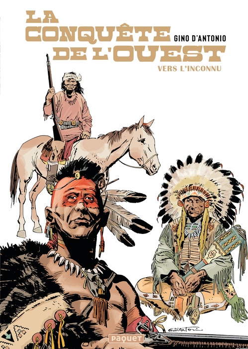 Couverture ebook de LA CONQUETE DE L'OUEST T1, de Gino D'Antonio