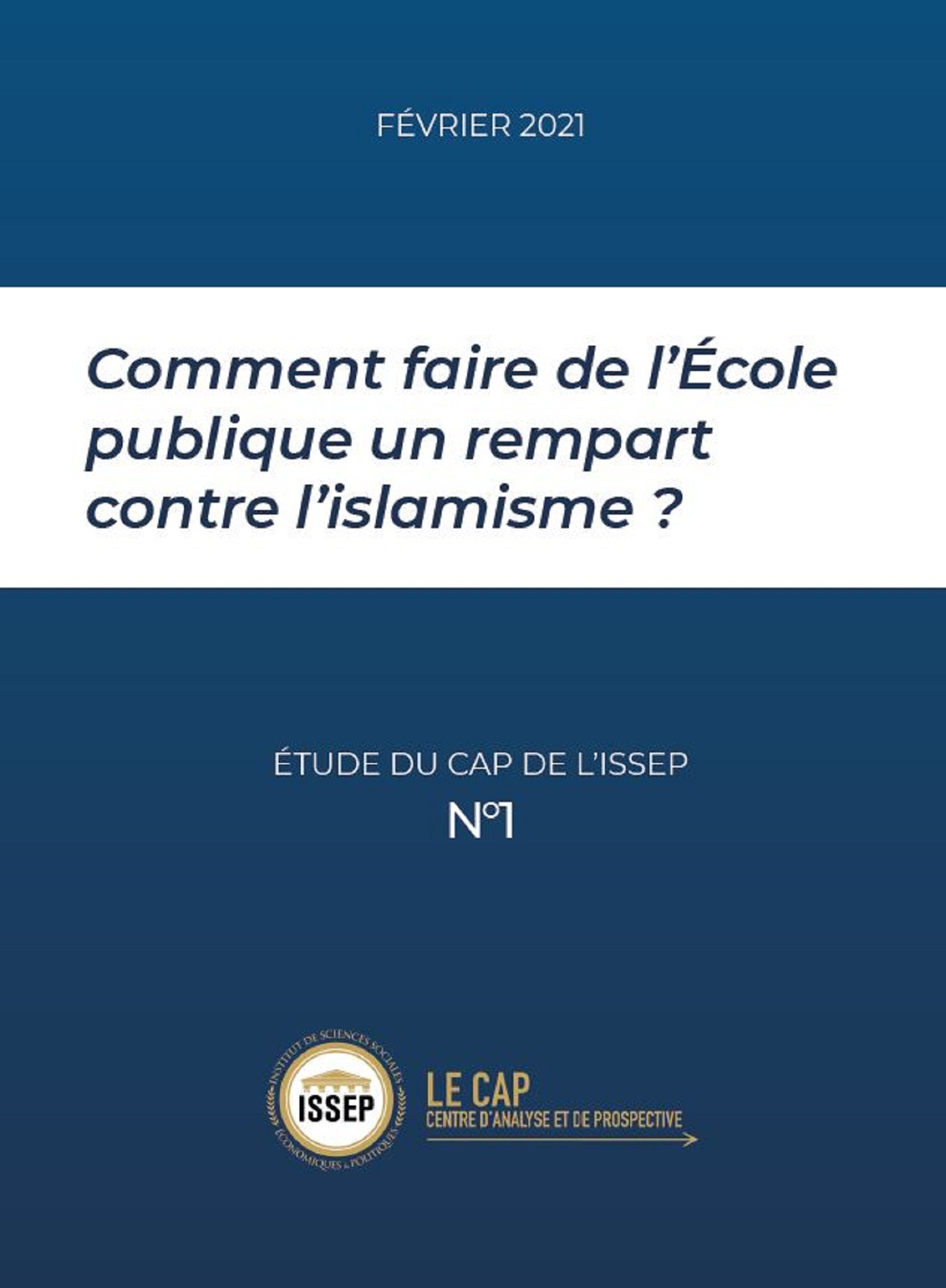 Couverture ebook de Comment faire de l'Ecole publique un rempart contre l'islamisme ?, de Roger Chudeau