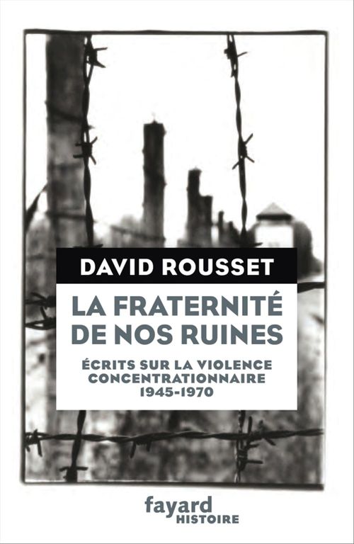 Couverture ebook de La Fraternité de nos ruines, de Grégory Cingal, David Rousset