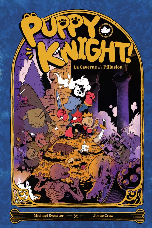 ebook cover of Puppy Knight! - La caverne de l'illusion, by Michael sweater